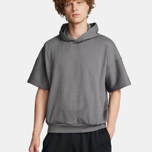 Under Armour Men’s Journey Rib Short Sleeve Hoodie Gray, Size 2XL (New)